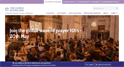 Desktop Screenshot of churchofengland.org