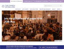 Tablet Screenshot of churchofengland.org